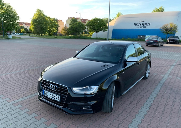 Audi A4 cena 55900 przebieg: 219846, rok produkcji 2012 z Elbląg małe 254
